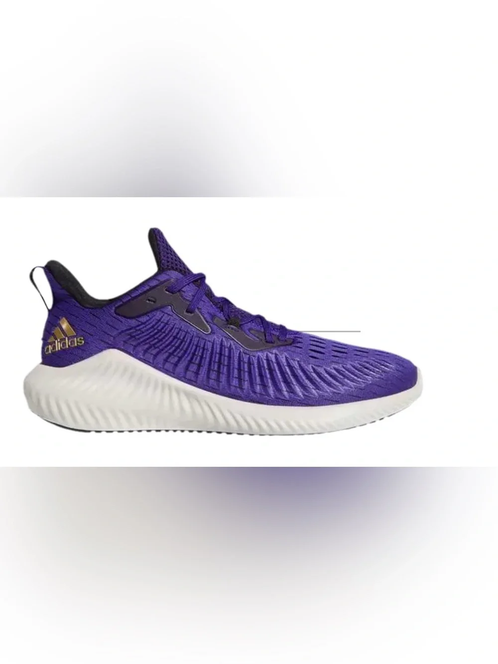 Men’s Adidas Alphabounce Plus running shoes. Mesh upper, bounce midsole. 9-9.5